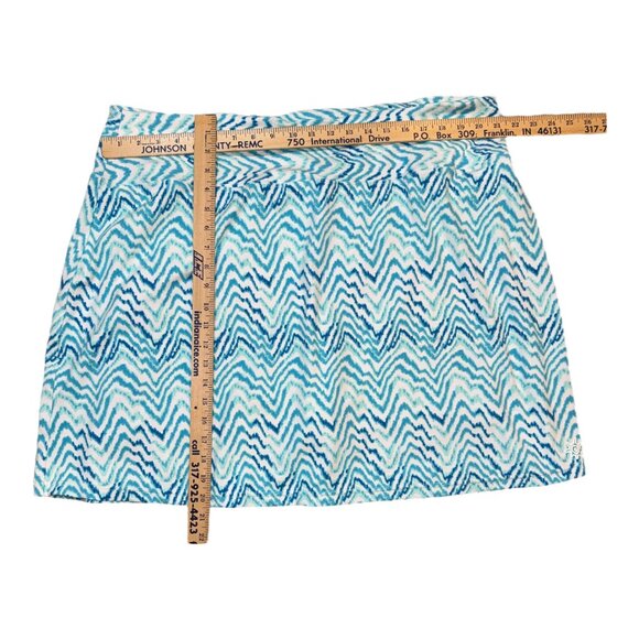UV Skinz Blue & Green Pull On UPF 50+Athletic & Swim Skort Pocket Women's 3XL - Picture 10 of 10